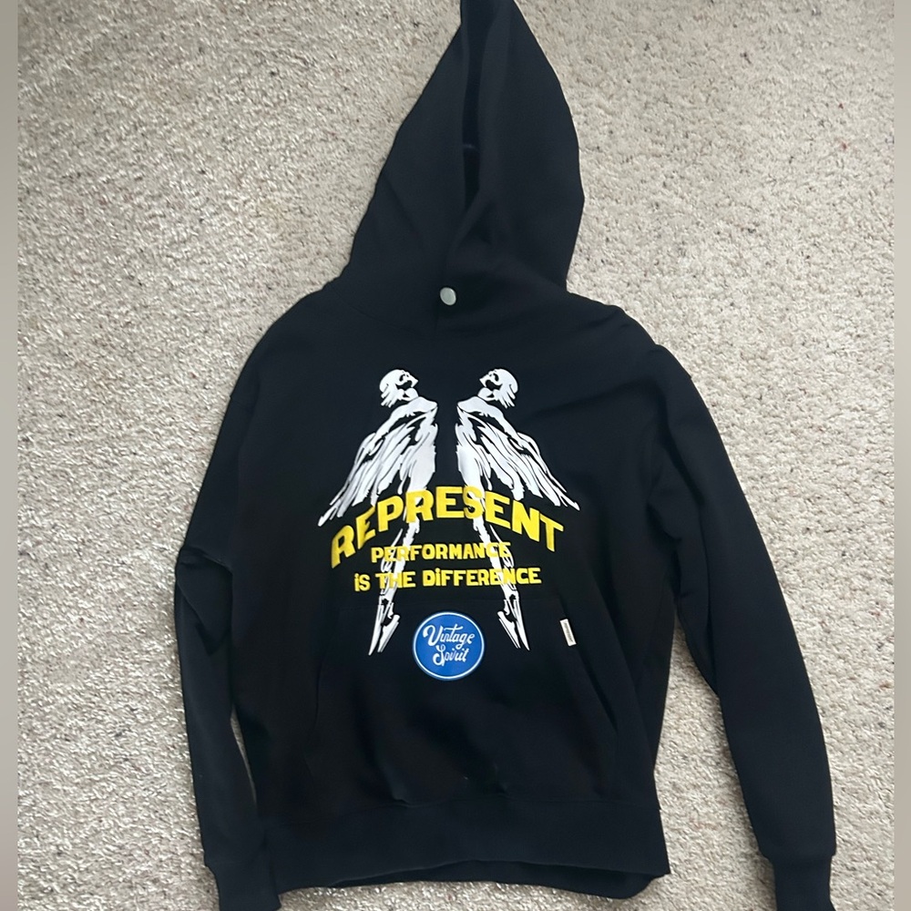 Represent black hoodie